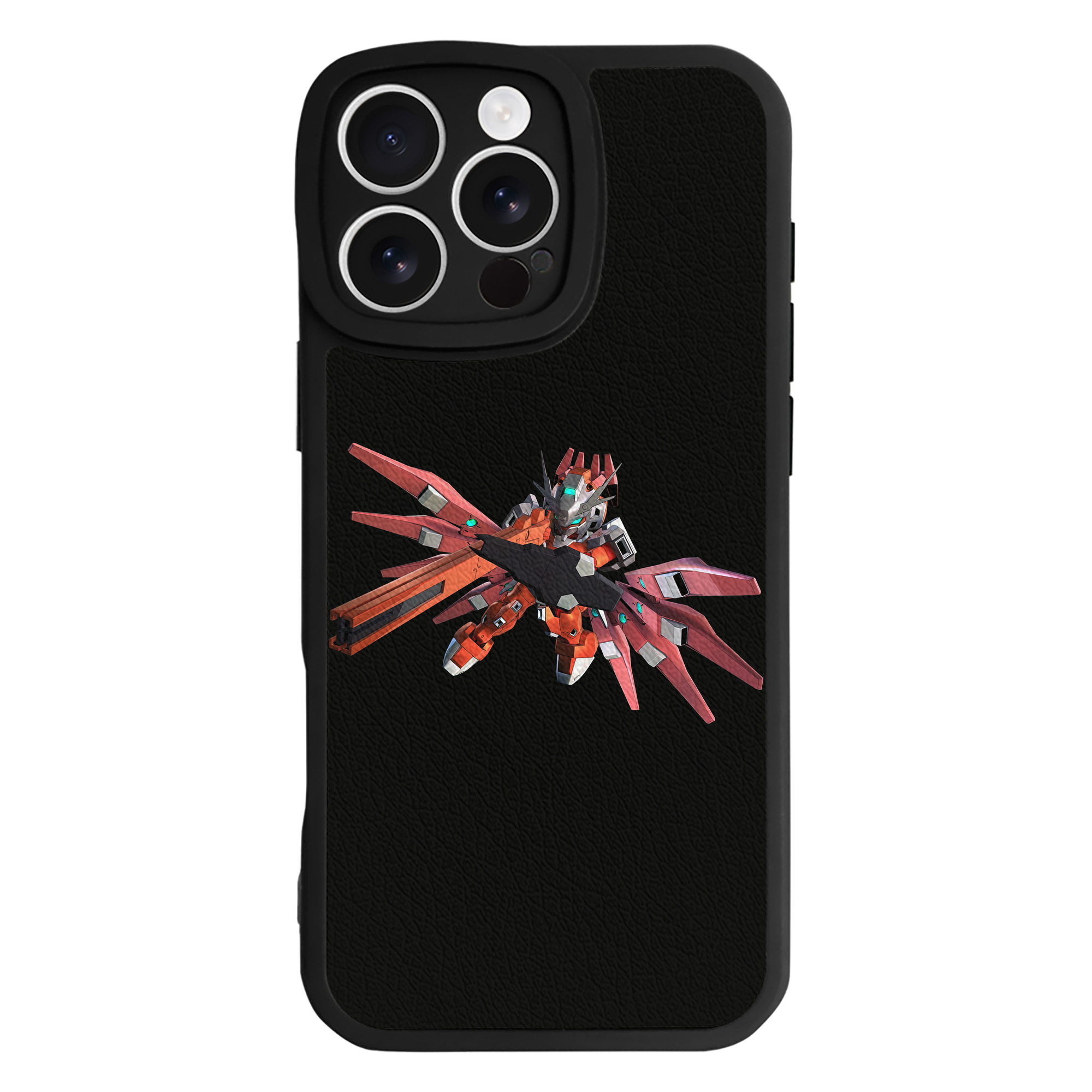 （画像用） 機動戦士ガンダム Mobile Suit Gundam 【iPhone 16シリーズ対応】シリコンスマホケース（レザー調） 材質：シリコン